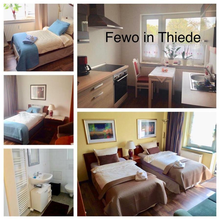 Ingrids Ferienwohnung Mit Balkon In Thiede Naehe See Зальцгиттер Экстерьер фото